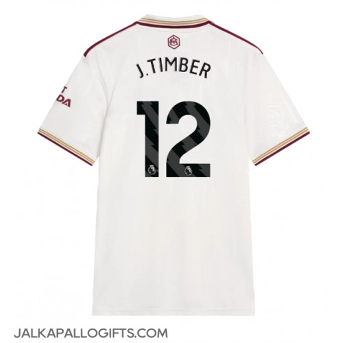 Arsenal Jurrien Timber #12 Kolmaspaita 2025-26 Lyhythihainen